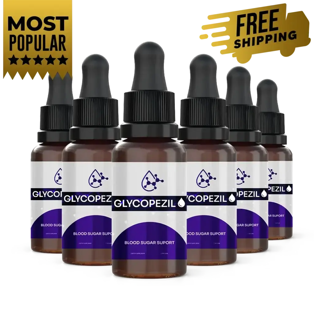 GlycoPezil 6 bottle pack with free shipping and money back guarantee