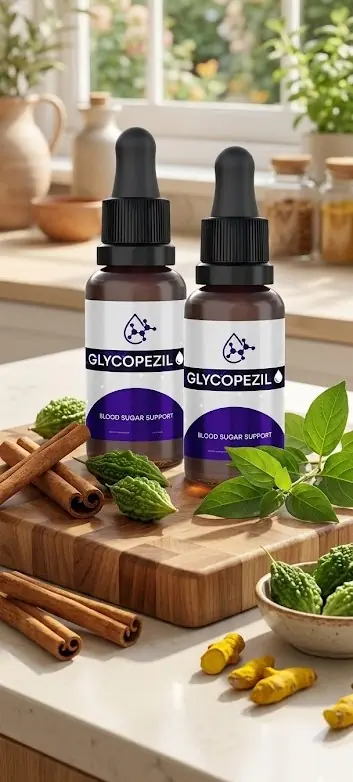 GlycoPezil blood sugar support drops with natural ingredients